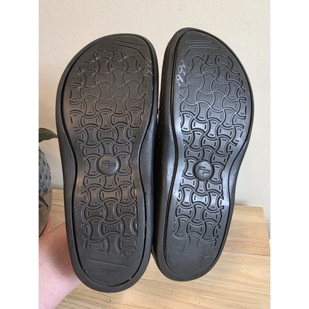 FOOTPRINTS by Birkenstock 270 Men 42 EU 9 US Black Leather Oxford Lace Up Derby